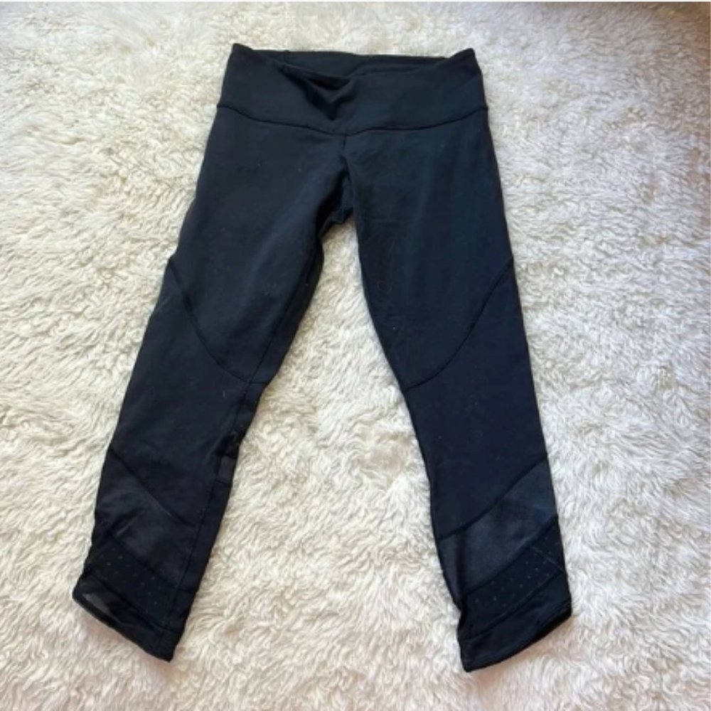 Lululemon Cropped Mesh Tights